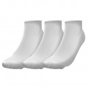 3 női rövid zokni készlet, fehér