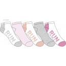set of 5 children's short socks, run' gir