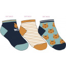 set of 3 baby short socks, tiger mari