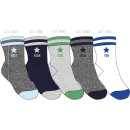 set of 5 baby socks, stars