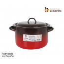 straight pot with lid 20cm 3.5l fire