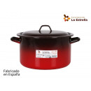 straight pot with lid 26cm 7,7l fire