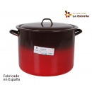 high pot with lid 32cm 18l fire