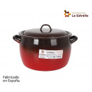 Domed pot with lid 22cm 6.4L fire