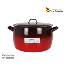 Domed pot with lid 28cm 11l fire