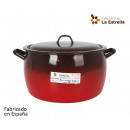 Domed pot with lid 30cm 15l fire