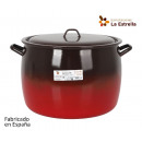 Domed pot with lid 36cm 30l fire