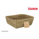 conical square wicker basket 22x22x8cm korne