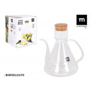 Borosilicate oil can with 1000ccm bell cap