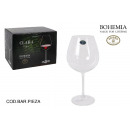set of 6 large bohemia wine glass 650ccm Clara 