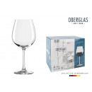 set of 6 burgundy glass oberglas 65cl sensation