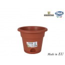 flowerpot with plate 20cm greentime