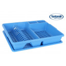 dish drainer + 47x38 scolap tray. delphi blue