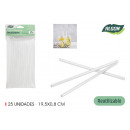 reusable plastic straws 25p.19.5/8trans alg