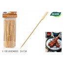 set of 100 bamboo skewer potholders 240mm algon