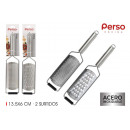 grater 2 times assorted ss silver 135x6cm personal