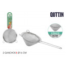 stainless steel strainer 16cm conical quttin