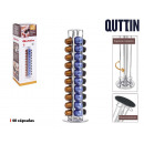 support 40 capsules coffee rotary quttin