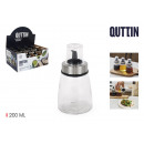 200ml glass oil bottle with quttin stopper