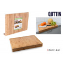 cutting board bamboo edge 35x25x1.2 quttin