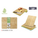 bamboo cutting board f/color 39.5x30c quttin