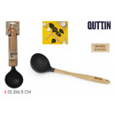 nylon ladle wooden handle quttin