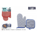 kitchen mitt + quttin potholder