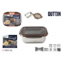 stainless steel lunch box 1.8l microwave oven qutt