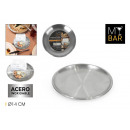 stainless steel changing tray round bar