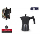 coffee maker 6 services induction darkblack quttin
