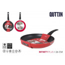 frying pan 26cm red soft t.infinity pl quttin