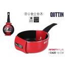 saucepan 16x75cm red soft.t infin.plu quttin