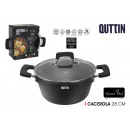 28cm saucepan with lid grandchef quttin