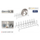 kitchen lids organizer gray 33.5 comfortime