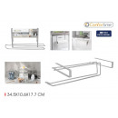 kitchen roll holder gray 34.5cm comfortime