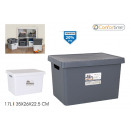 multipurpose rectangular storage box lid 17l