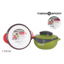 plastic food thermos 700ml r / g thermosport