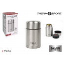 stainless steel food thermos 750ml thermosport