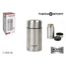 stainless steel food thermos 1000ml thermosport