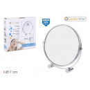 2-sided tabletop magnifying mirror 17c confortim