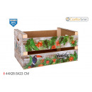 glossy wood box 44x24.5x23 paradise conforti