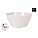 ivory melamine salad bowl 25.5x13.5cm la mediterr