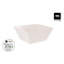 ivory melamine bowl 18x8cm la mediterranea