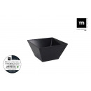 anthracite melamine bowl 13x7cm la mediterranea