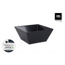 anthracite melamine bowl 18x8cm la mediterranea