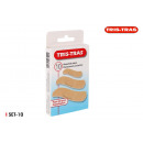 set of 10 assorted adhesive strips pe leather tr