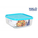 square lunch box 15cm airtight with frige lid