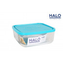 square lunch box 18.5cm airtight with frige lid