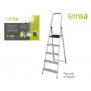 ladder 5 steps 175x45x12cm temsa