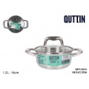 induction steel saucepan 16cm /1.5l/0.8mm + with t